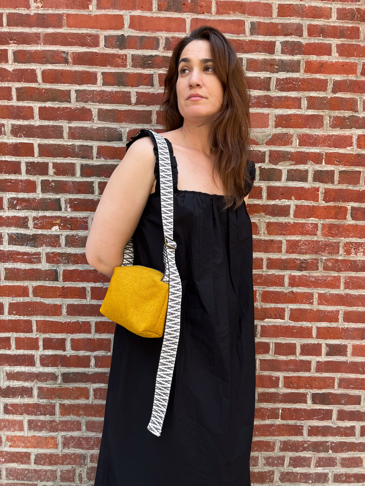 Small yellow cheap crossbody bag