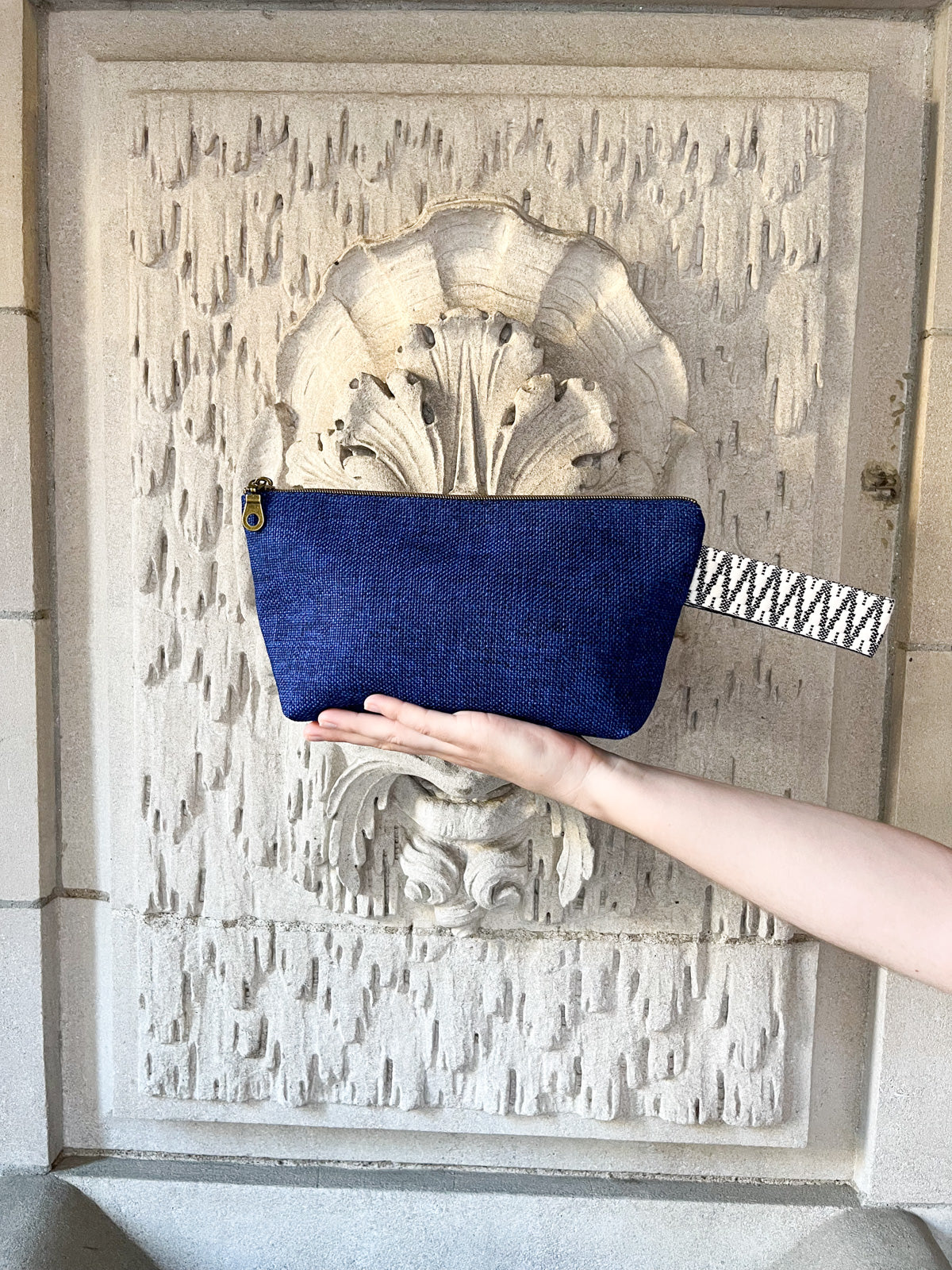 Blue clutch 2025 bag uk